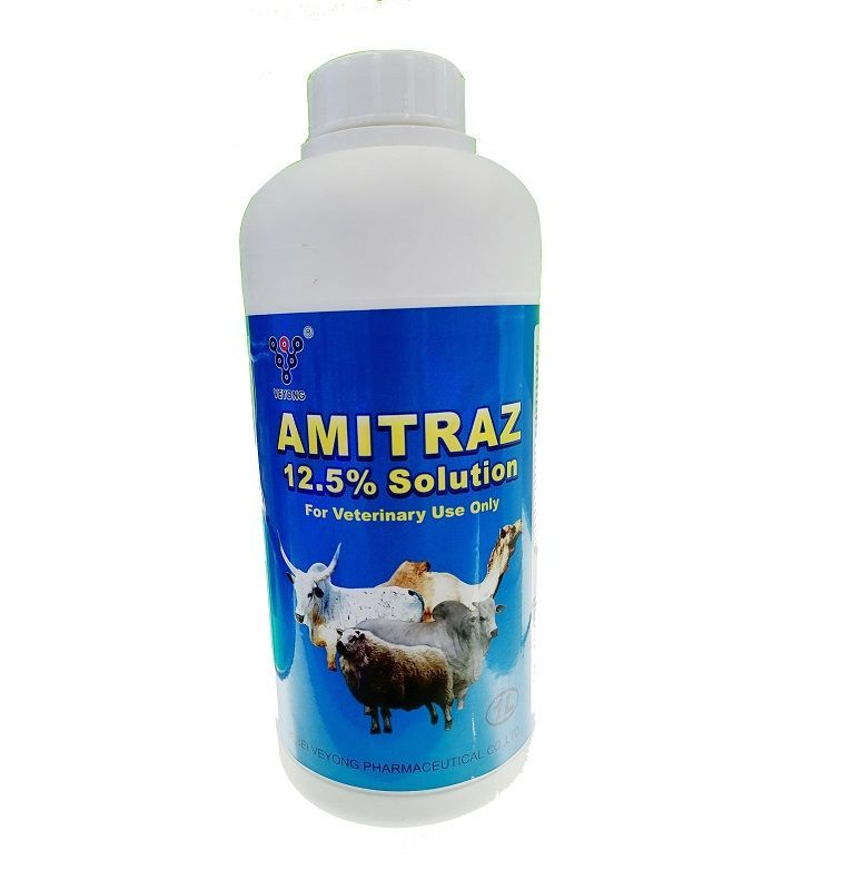 Topical Insecticidal Solution 12.5% Amitraze Solution Veterinary Medicines Wholesale From China Factories