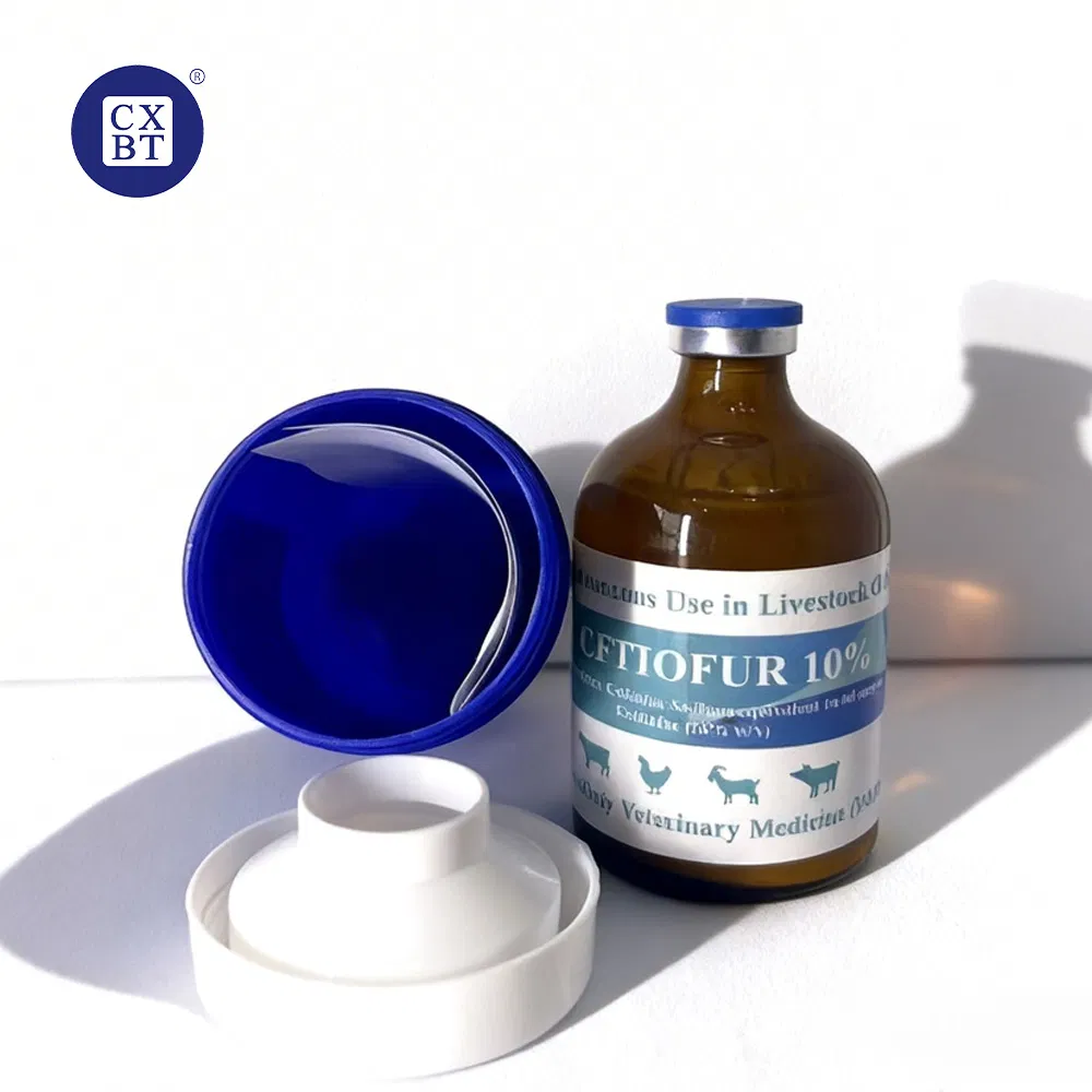 Ceftiofur Hydrochloride 10% Injectable Suspension for Im/Sc Administration in Livestock