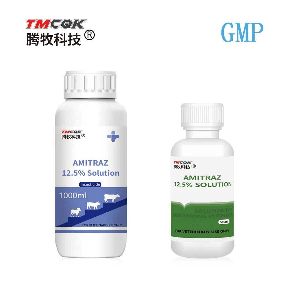 GMP Veterinary Drug Company, Amitraz Solution 12.5%, Suitable for External Deworming of Livestock and Pets