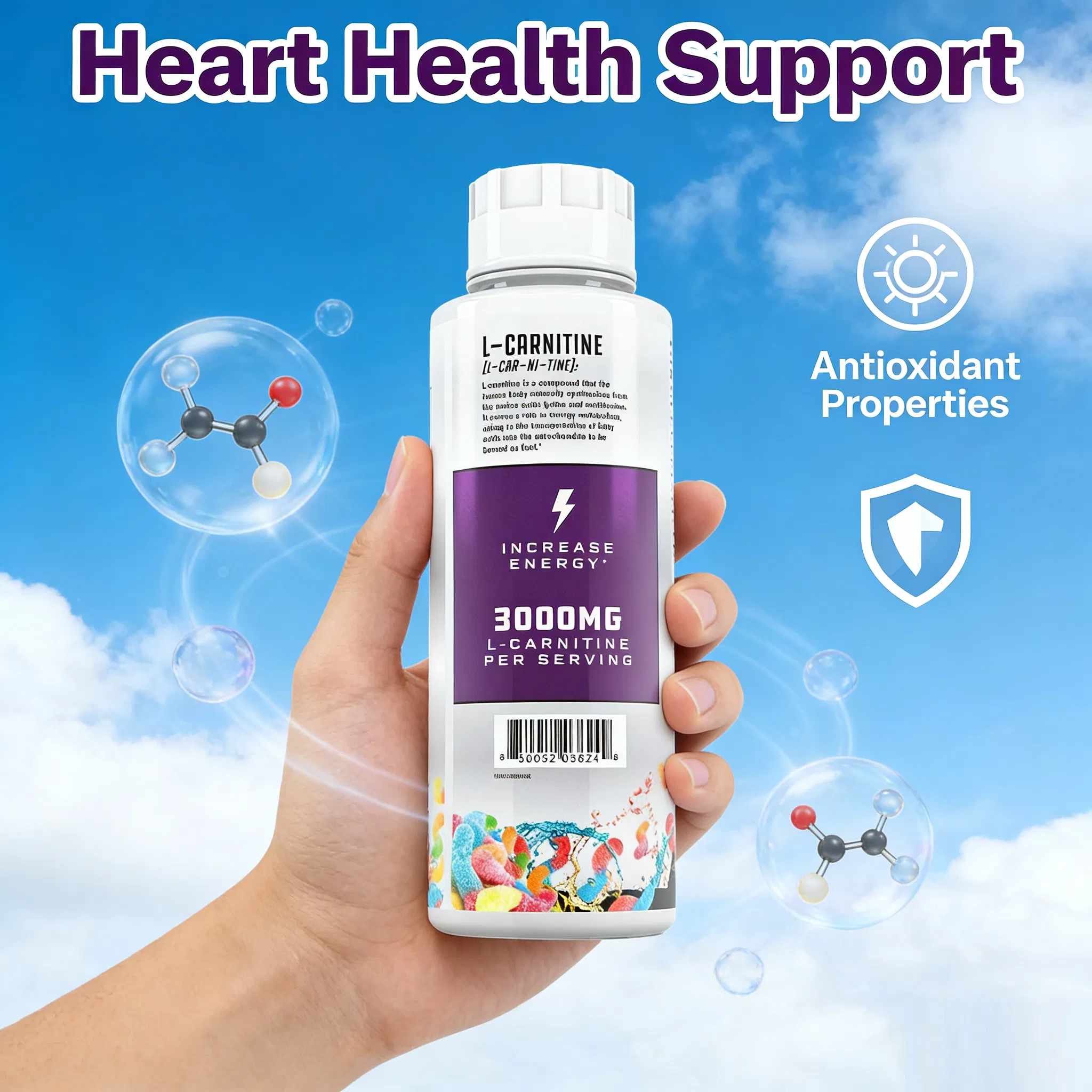 OEM L-Carnitine Oral Liquid with Comprehensive Vitamin Support