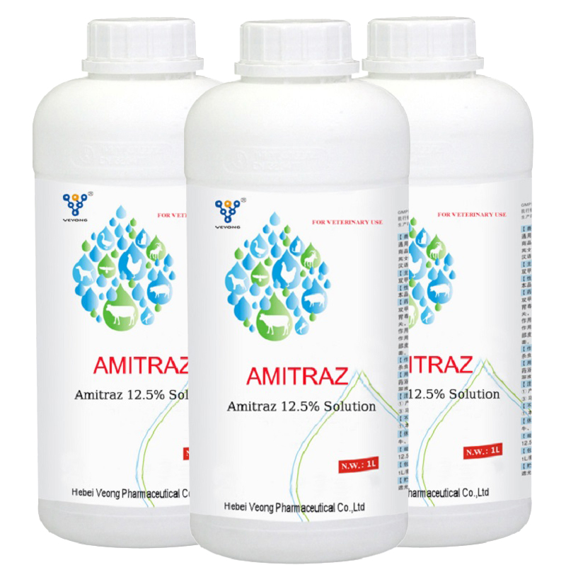 Veterinary Medicines Amitraz 12.5% Solution for Animals Use From China Manufactureries with GMP