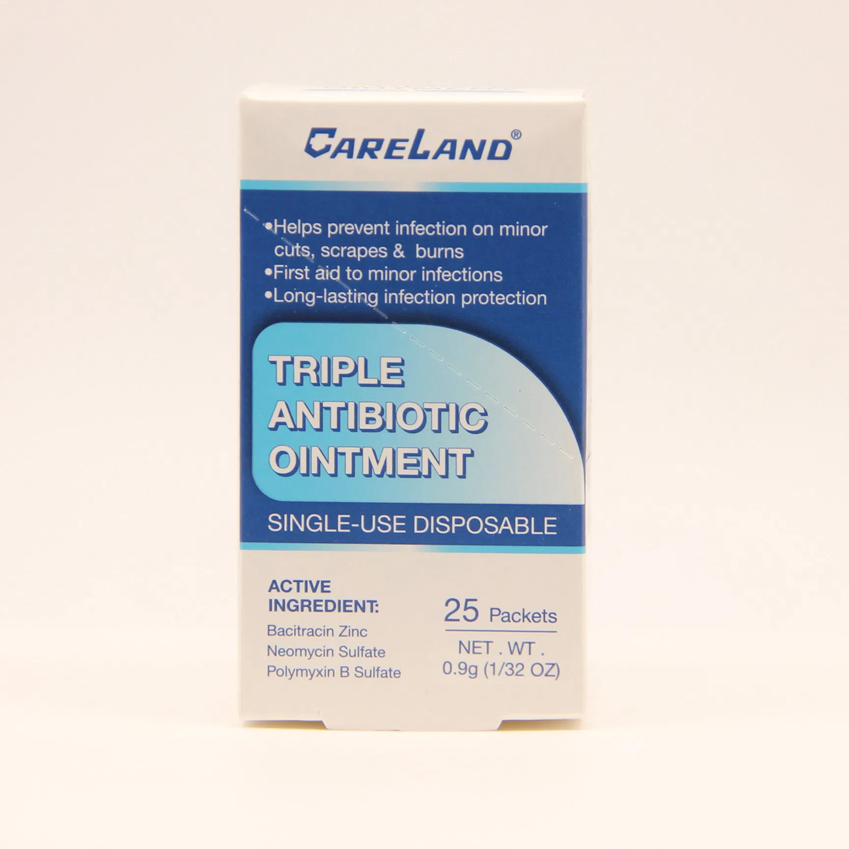 First Aid Topical Single - Use Triple Antibiotic Ointment for Minor Cuts