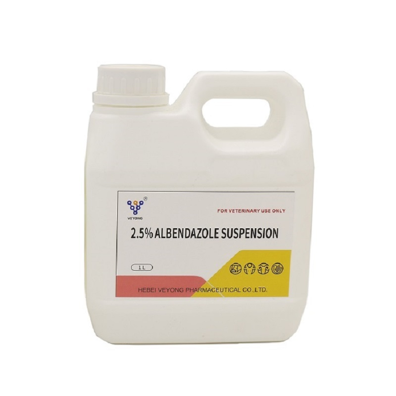 Albendazole 10 Chickens Poultry Solution 2.5% Albendazole Suspension Solution for Cattle Sheep