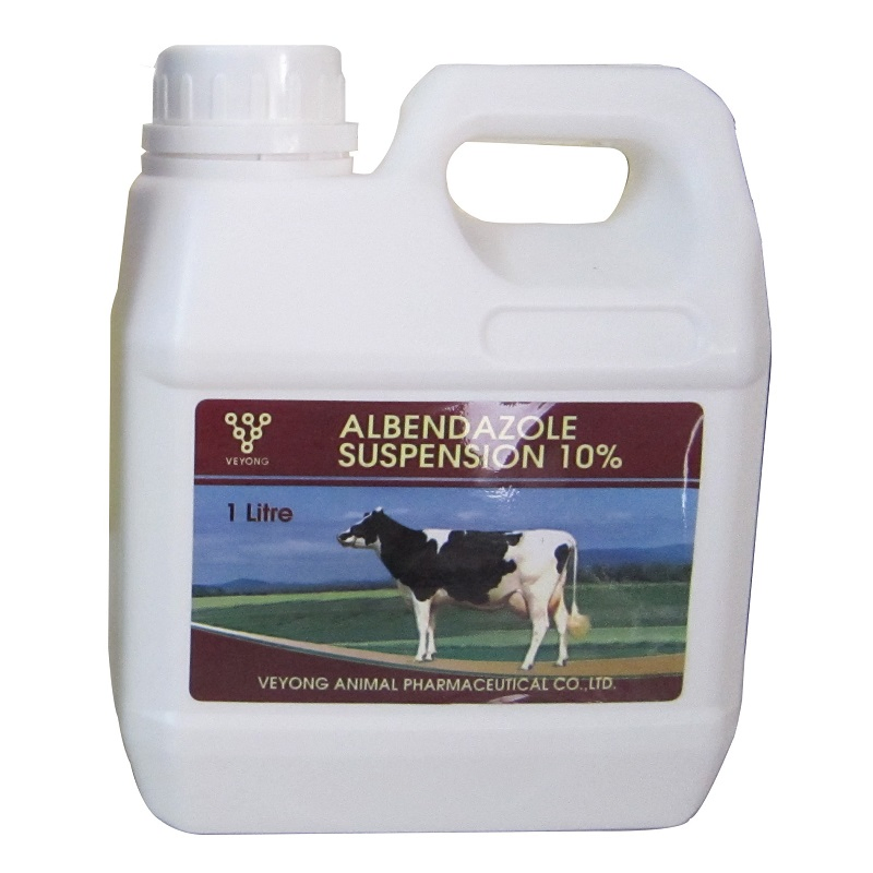 Albendazole 10 Chickens Poultry Solution 2.5% Albendazole Suspension Solution for Cattle Sheep