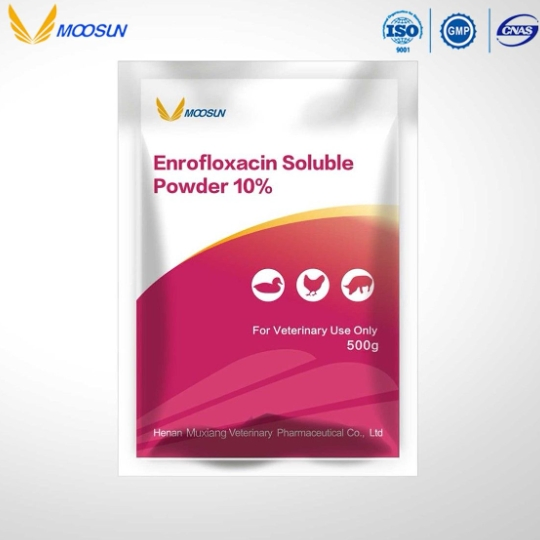 Enrofloxacin Soluble Powder (10%, Animal Veterinary Use) – GMP &amp; ISO Verified