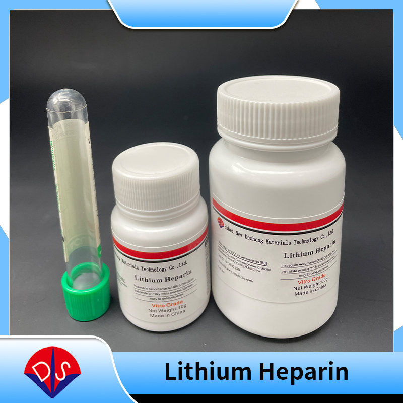 Good Quality Blood Collection Tubes Additives 9045-22-1 Lithium Heparin Tubes Blood Test