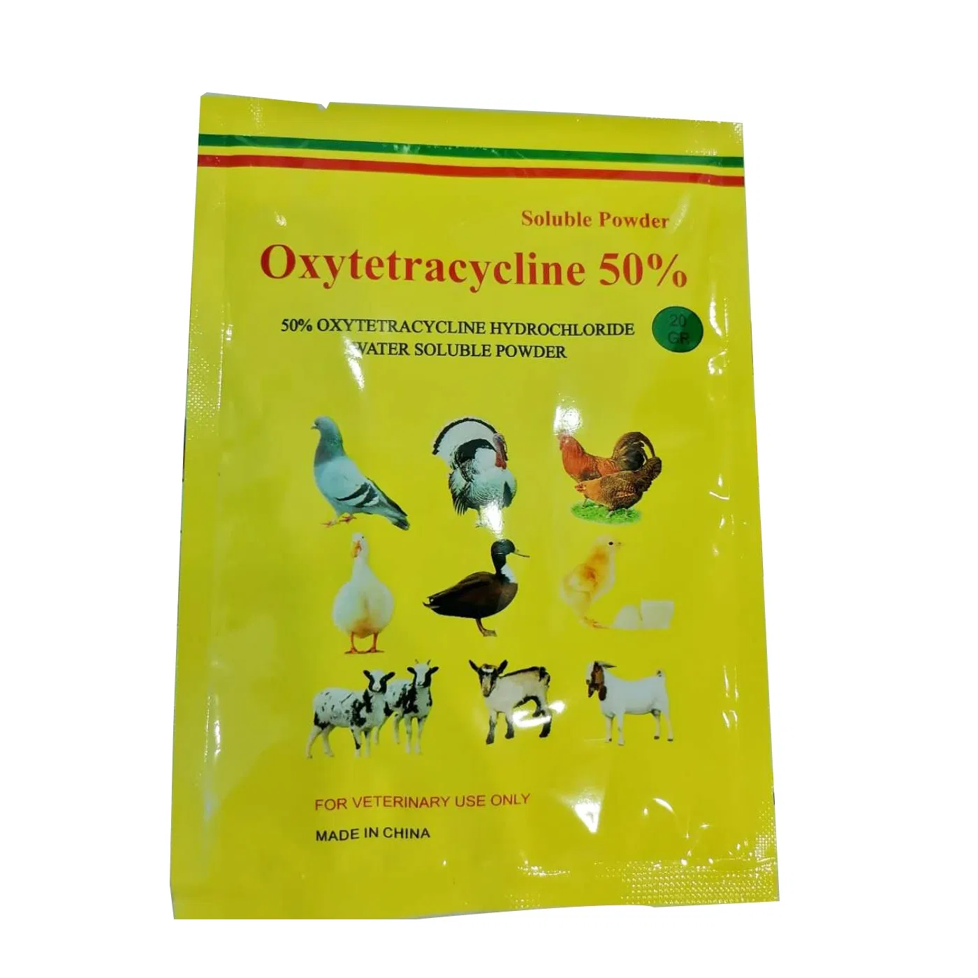 98% Oxytetracycline Hydrochloride Soluble Powder for Cattle Cow Sheep Goat Pig Poultry Medicine for Chicken