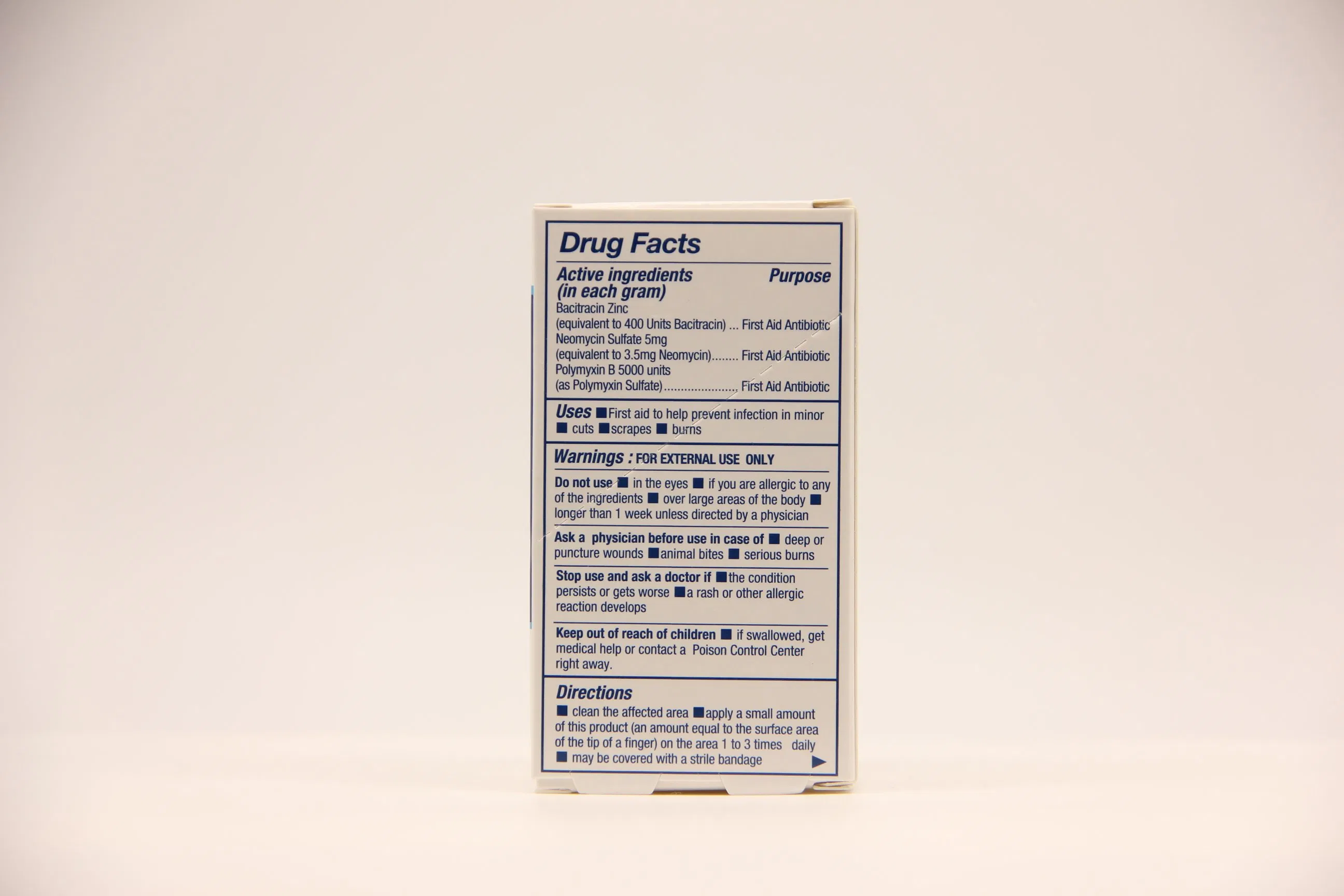 Wholesale 0.7g Single-Use Wound Care Repair Burns Triple Antibiotic Ointment