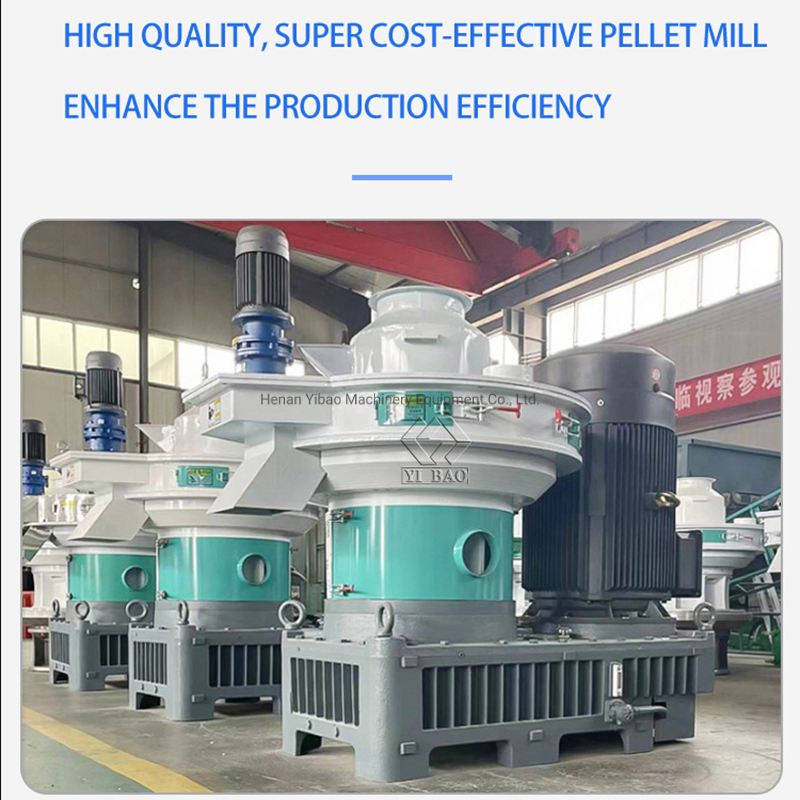 High Efficiency Wood Granules Making Machine Sawdust Pellet Maker Feed Pellet Machine