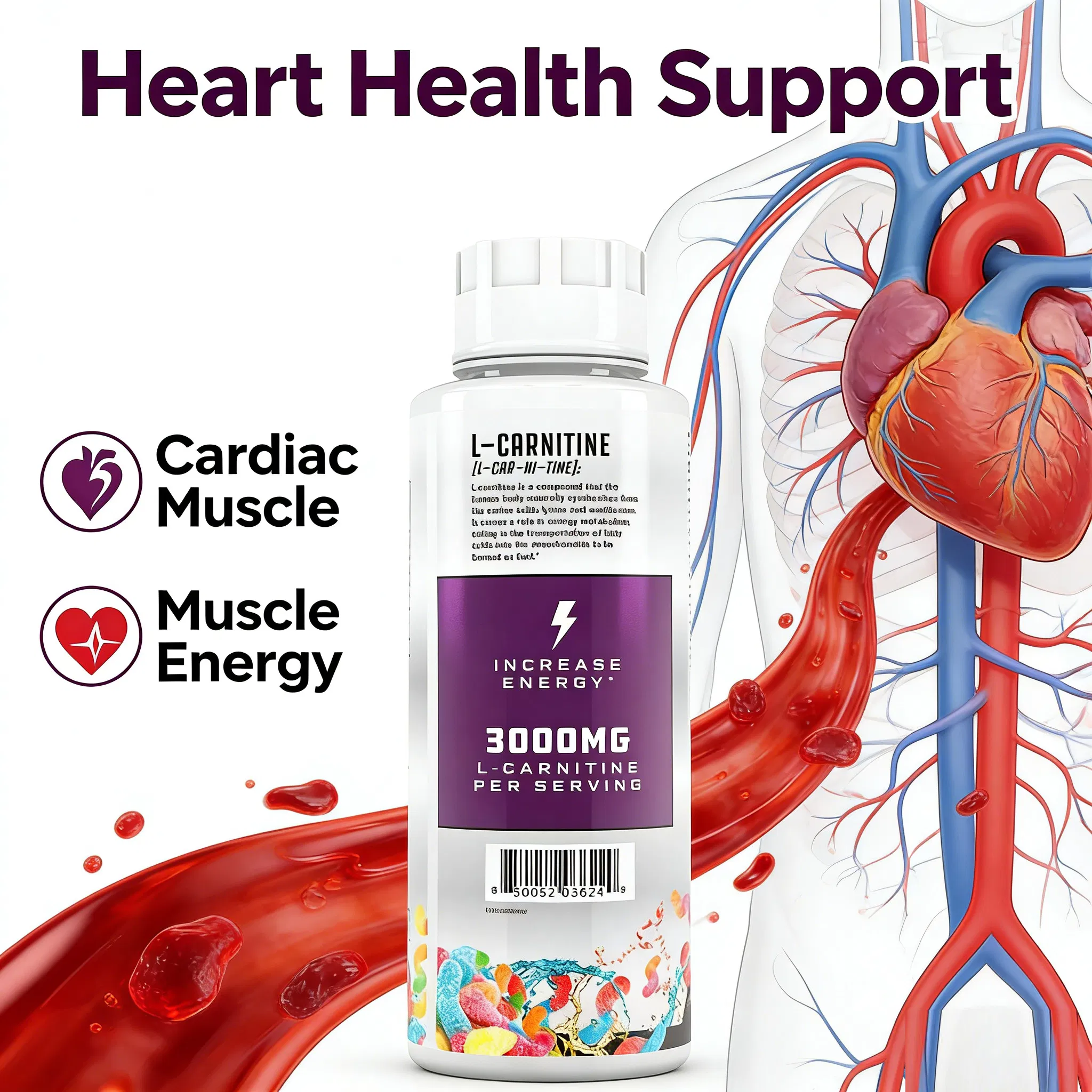 Vitamin-Enriched L-Carnitine Oral Liquid for Optimal Support - OEM