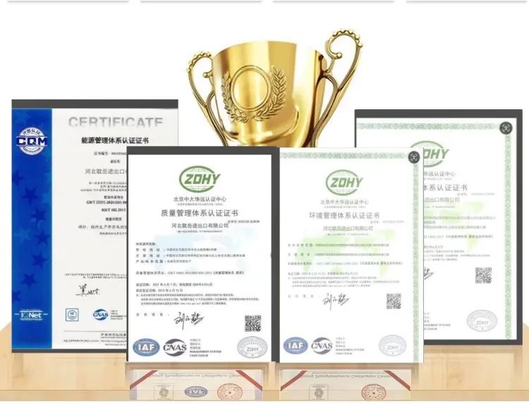 Quality Certifications