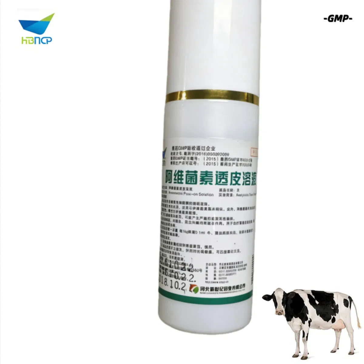 New Material Veterinary Grade Pharmaceutical Avermectin Pour-on Spray Broad-Spectrum Antiparasitics for Cattle Goat Sheep