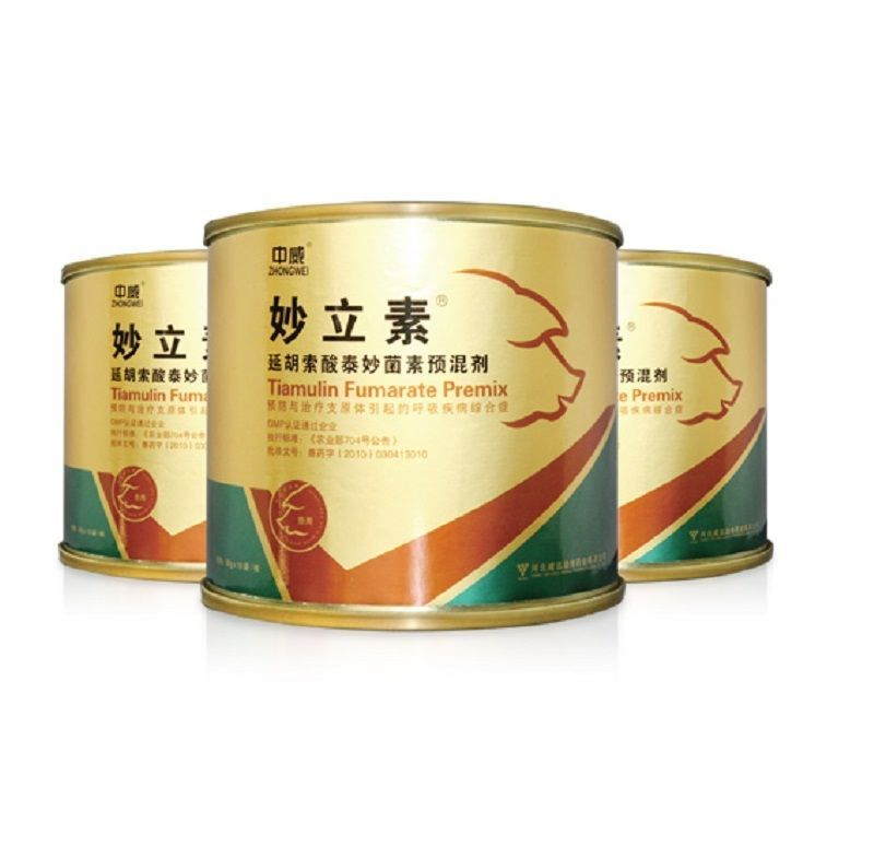 GMP Factory Supply Veterinary Medicine 80% Tiamulin Fumarate Premix for Animal Antibiotic.