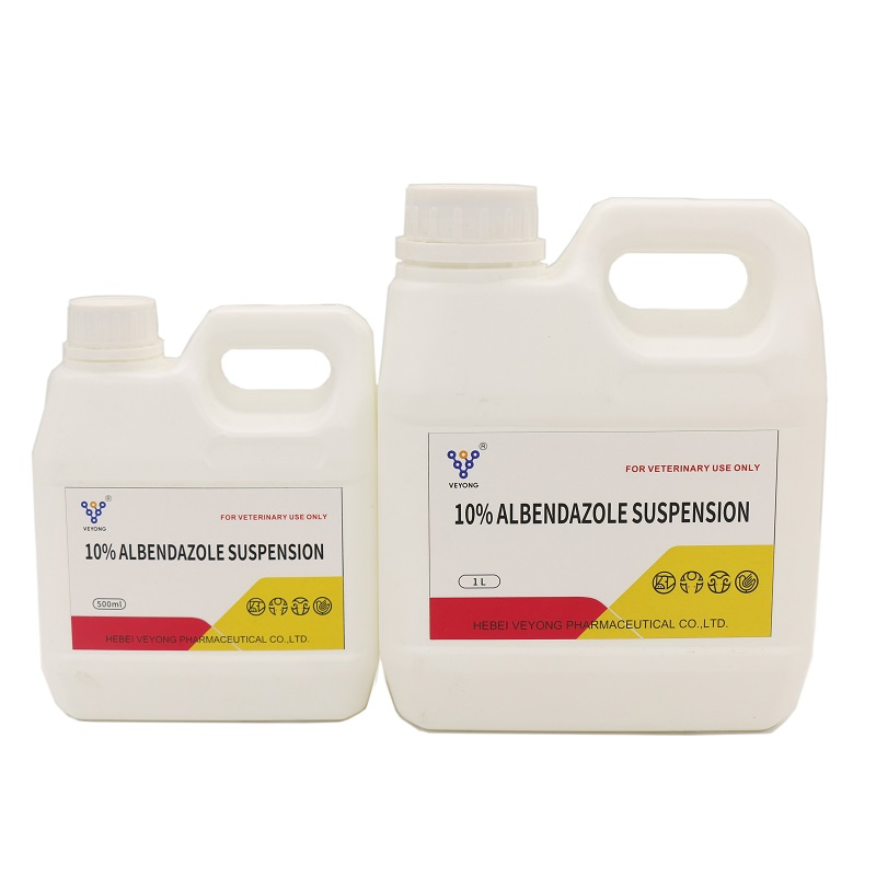 China Veterinary Medicine Factory Supply 2.5% 10% Albendazole Suspension Solution 1L/Bottle