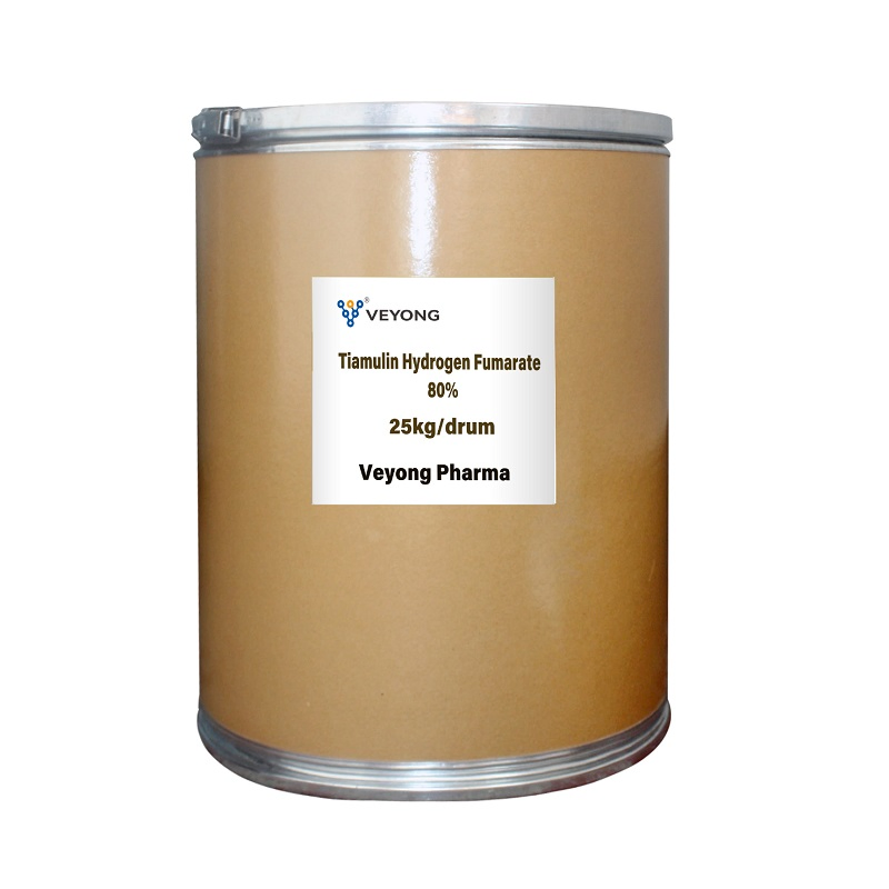 Pharmaceutical Veterinary Medicine Wholesale 25kg/Drum 80% Tiamulin Hydrogen Fumarate Premix
