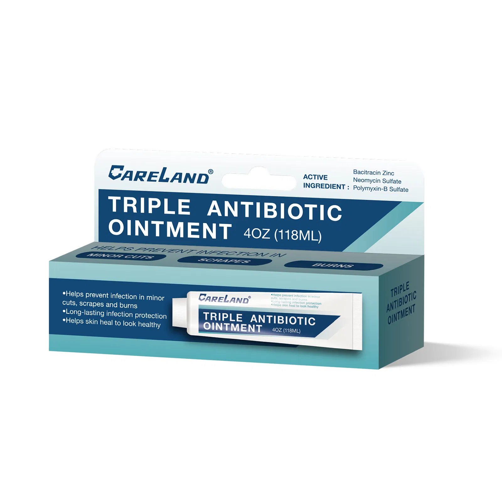 Long-Lasting 3oz Wound Care Repair Triple Antibiotic Ointment