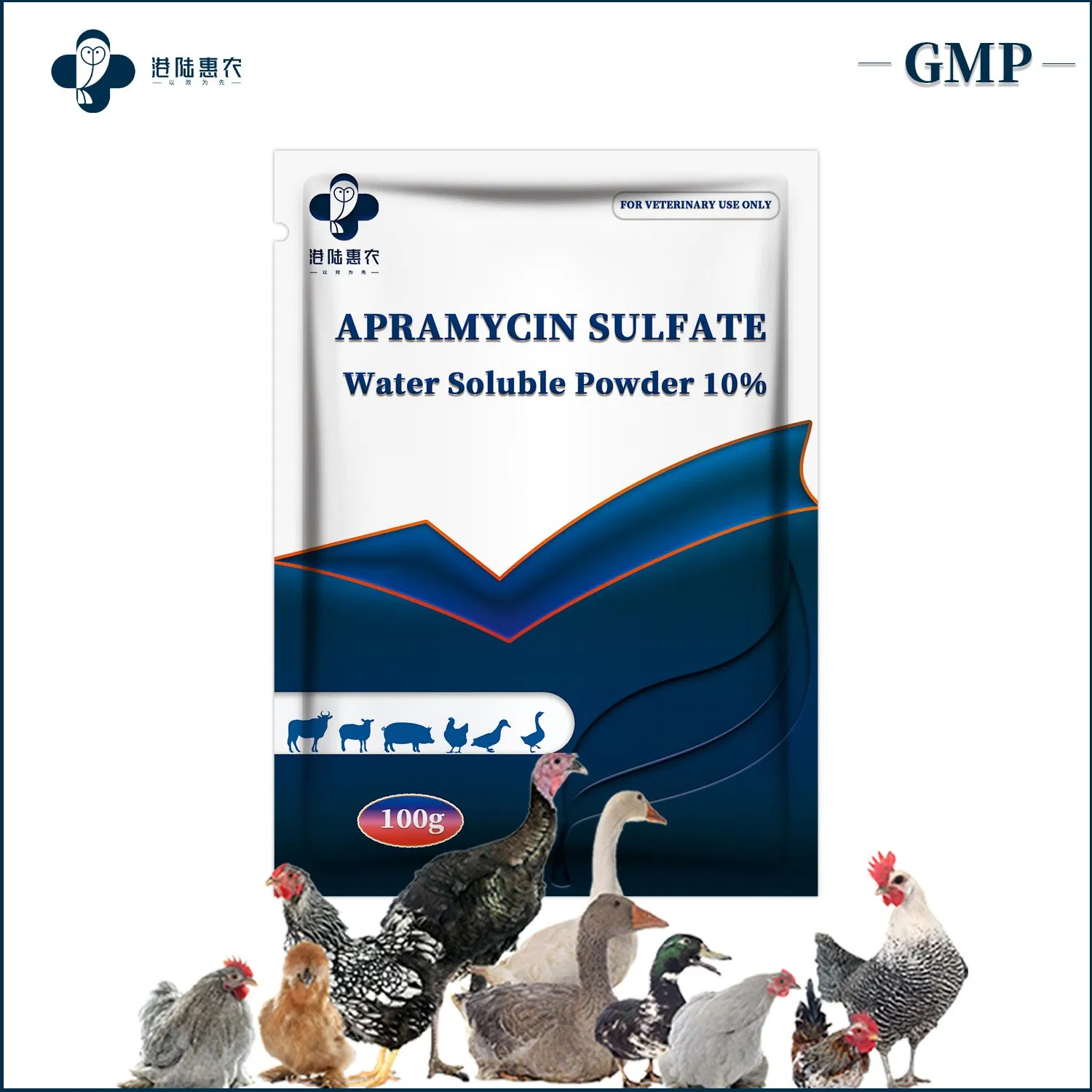 Cheap Price Pharmaceutical Raw Material Veterinary Synthetic Drugs Health &amp; Medicine Neomycin Sulfate Soluble Powder 20% 25% for Poultry and Livestock