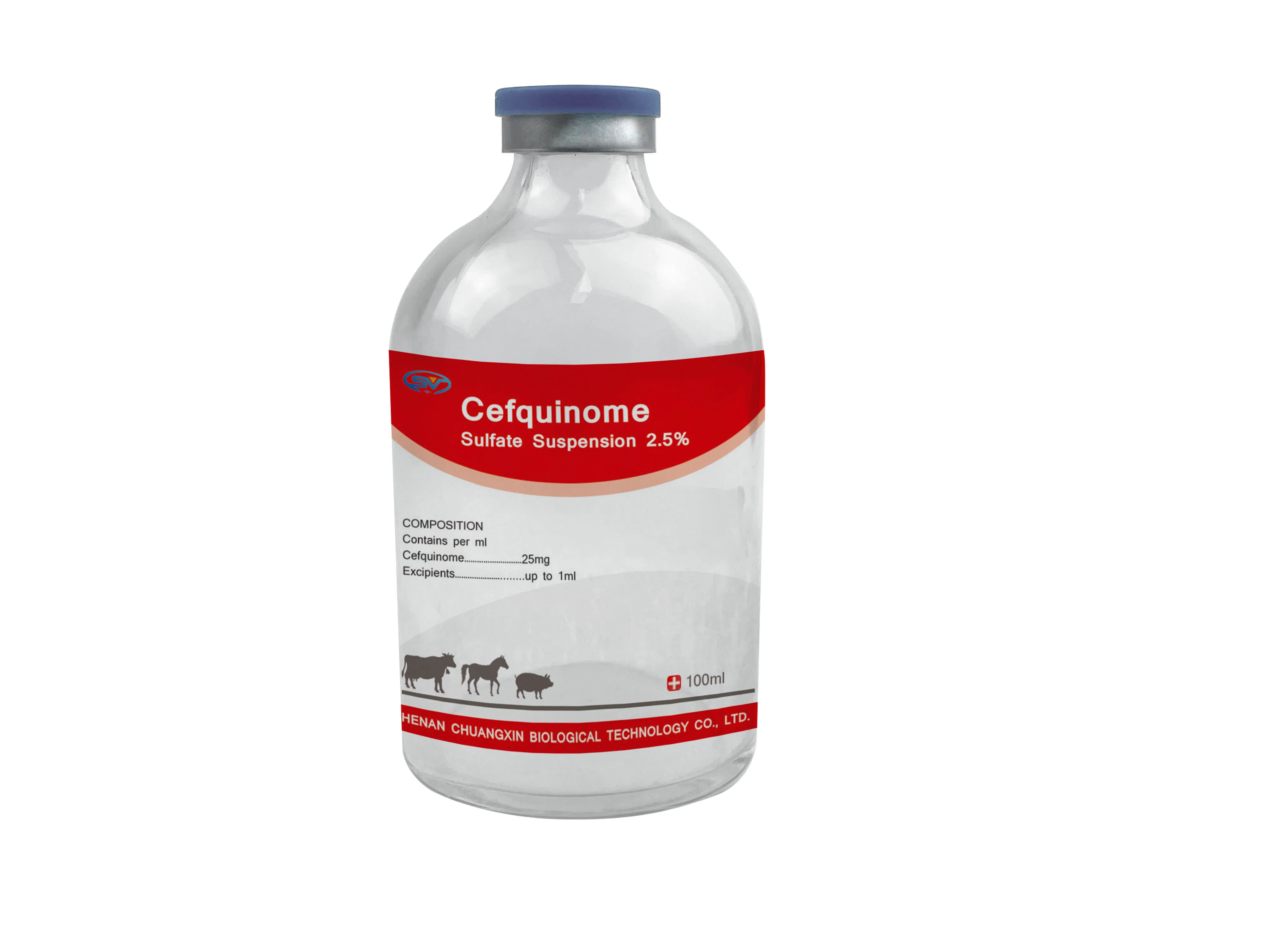 High-Quality Cefquinome Sulfate 2.5% Suspension for Animal Health