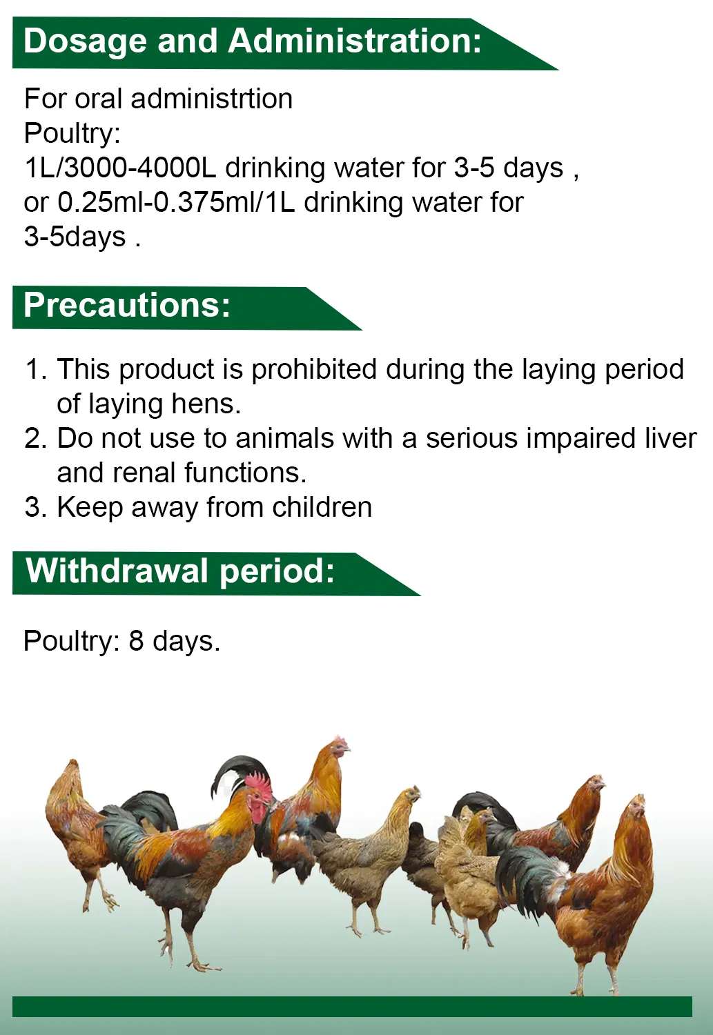 Custom Bag Enrofloxacine 20% Oral Liquid Against Gastrointestinal Infections in Calves Goats Swine