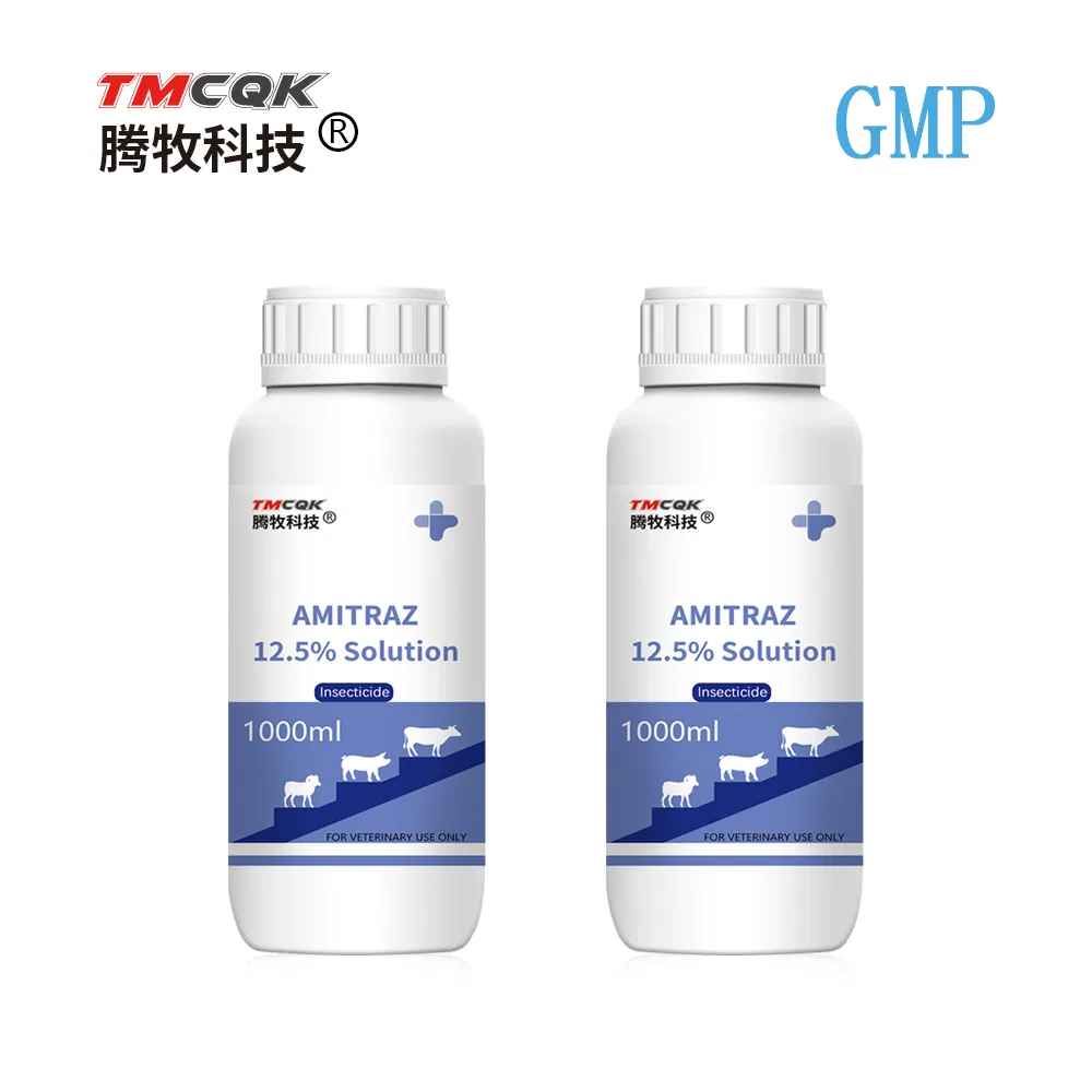 GMP Veterinary Drug Company, Amitraz Solution 12.5%, Suitable for External Deworming of Livestock and Pets