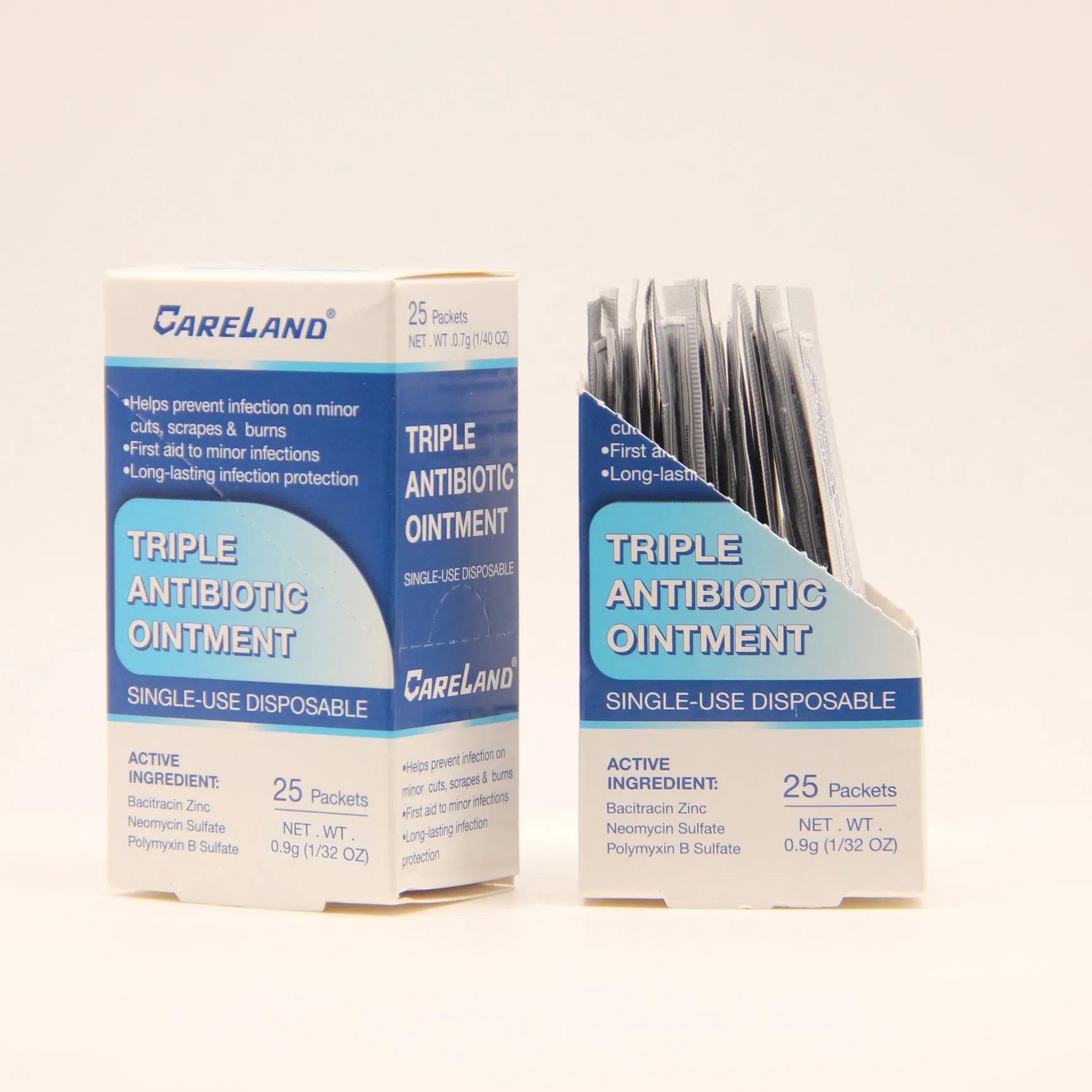 First Aid Topical Single - Use Triple Antibiotic Ointment for Minor Cuts