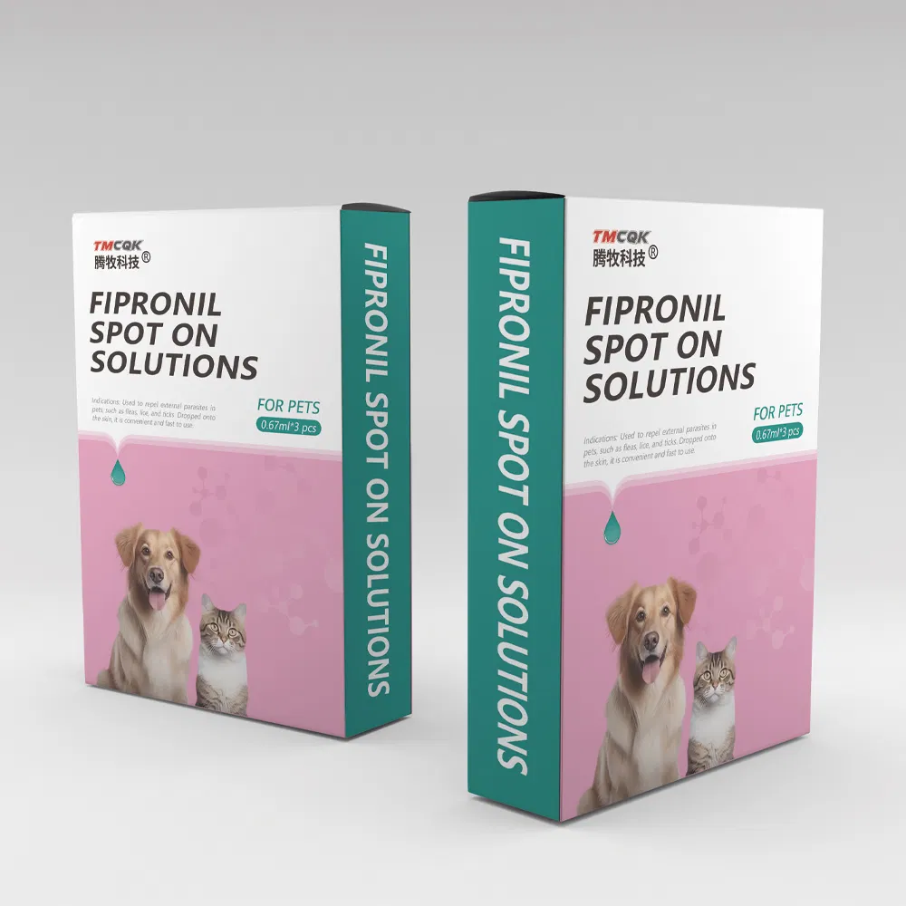 Veterinary Drug Manufacturers Directly Sell Cat and Dog Deworming Drugs Fipronil Drops Suitable for Pets External External Deworming Drops Spray