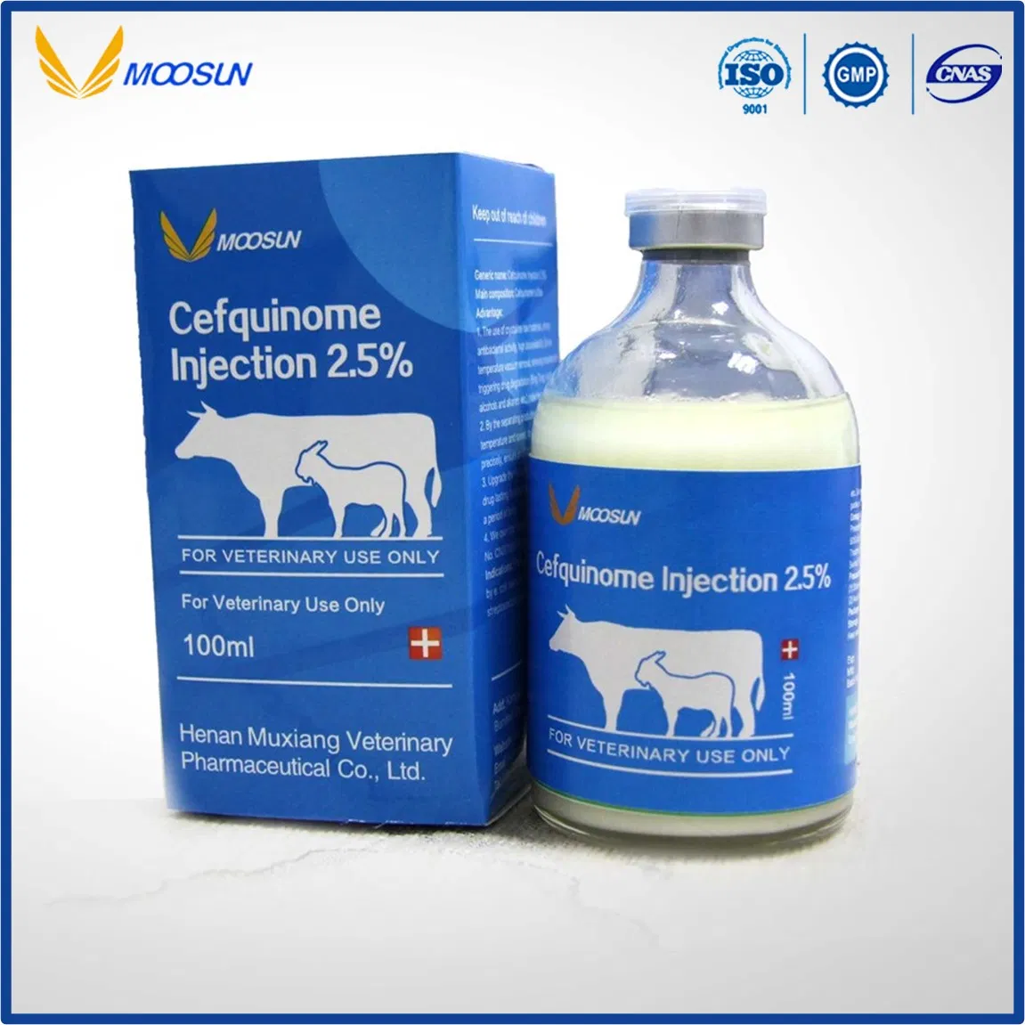 Veterinary Medicine Amoxicillin Injectable Suspension 15% for Animal