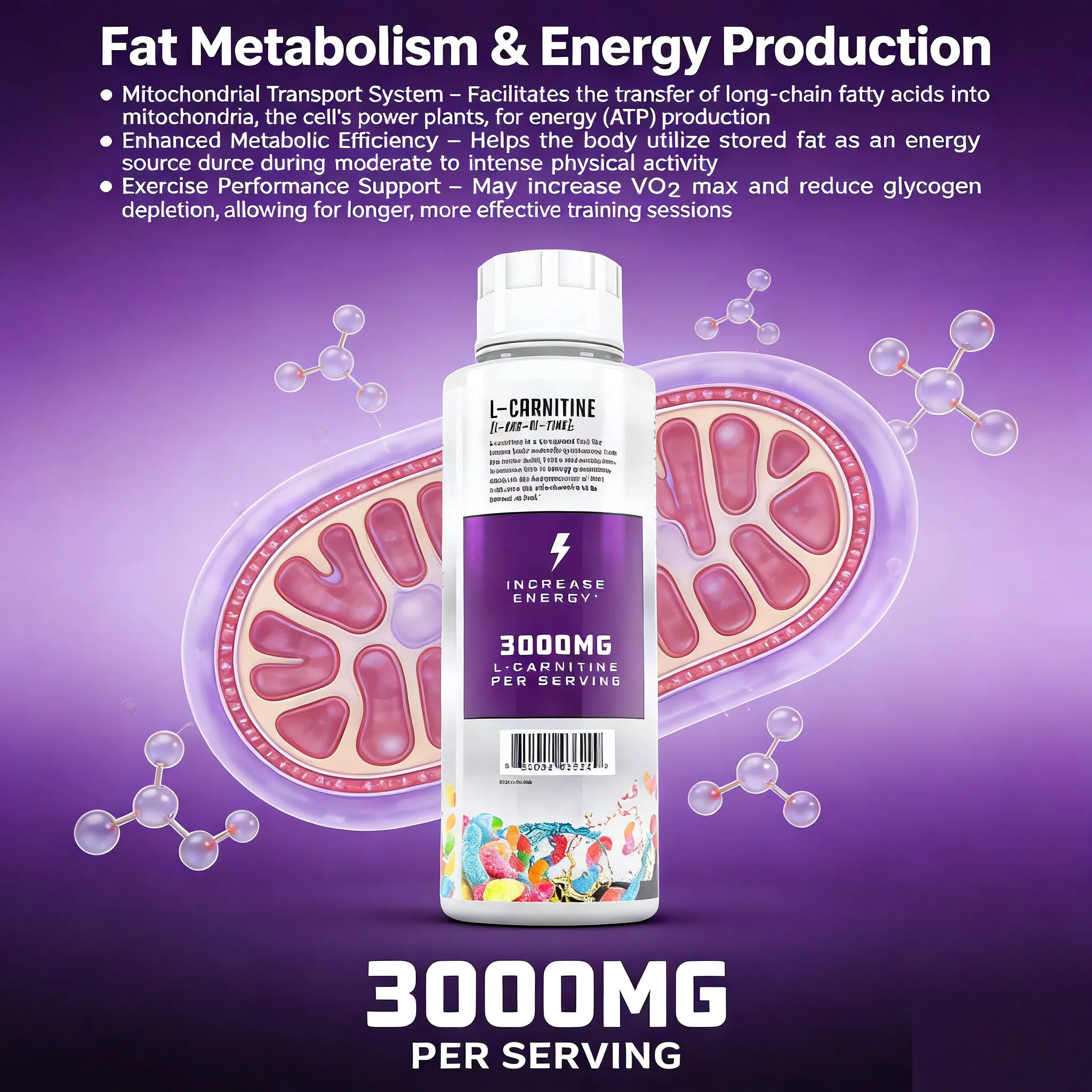 Vitamin-Enriched L-Carnitine Oral Liquid for Optimal Support - OEM