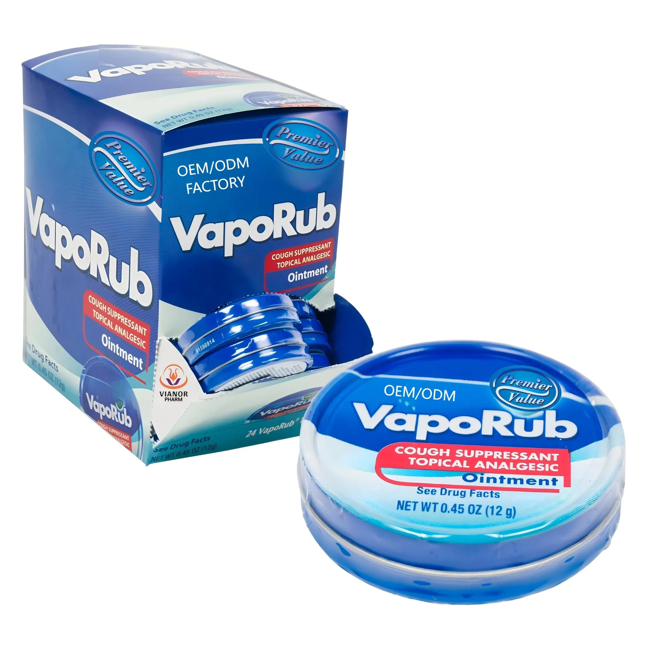 Chinese Best Vaporub Balm Ointment Cough Supperessant Topical Analgesic