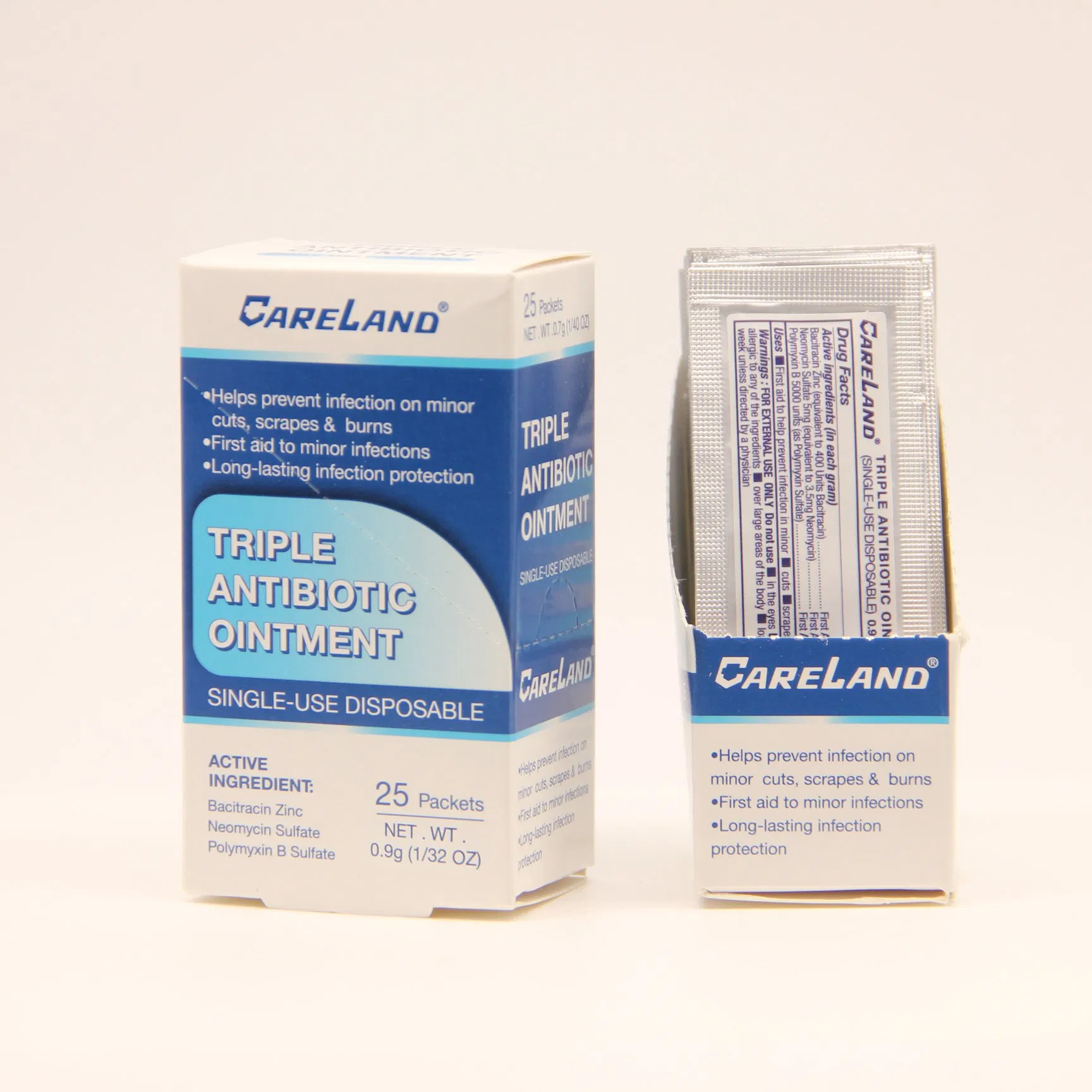 Long-Lasting Infection Protection OTC Triple Antibiotic Ointment for Burns