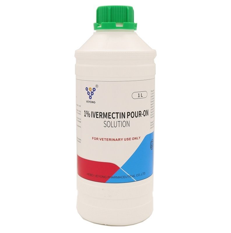 Pharmaceutical Manufacturers Veterinary Medicine Ivermectina 100ml 1% Ivermectin Pour on Solution