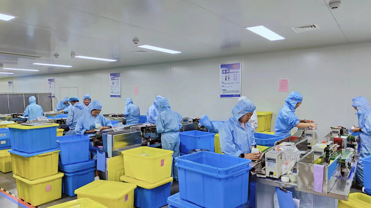 Packing line for animal pharmaceutical products at Vetsys Zhengzhou China