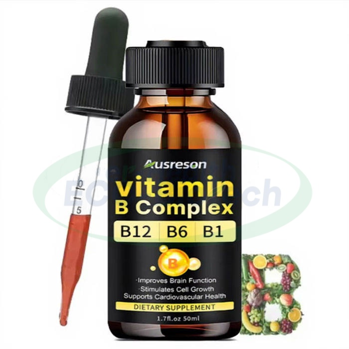 Ausreson OEM Body Supplement Vitamin Support Metabolism Vitamin B Complex Liquid Drop