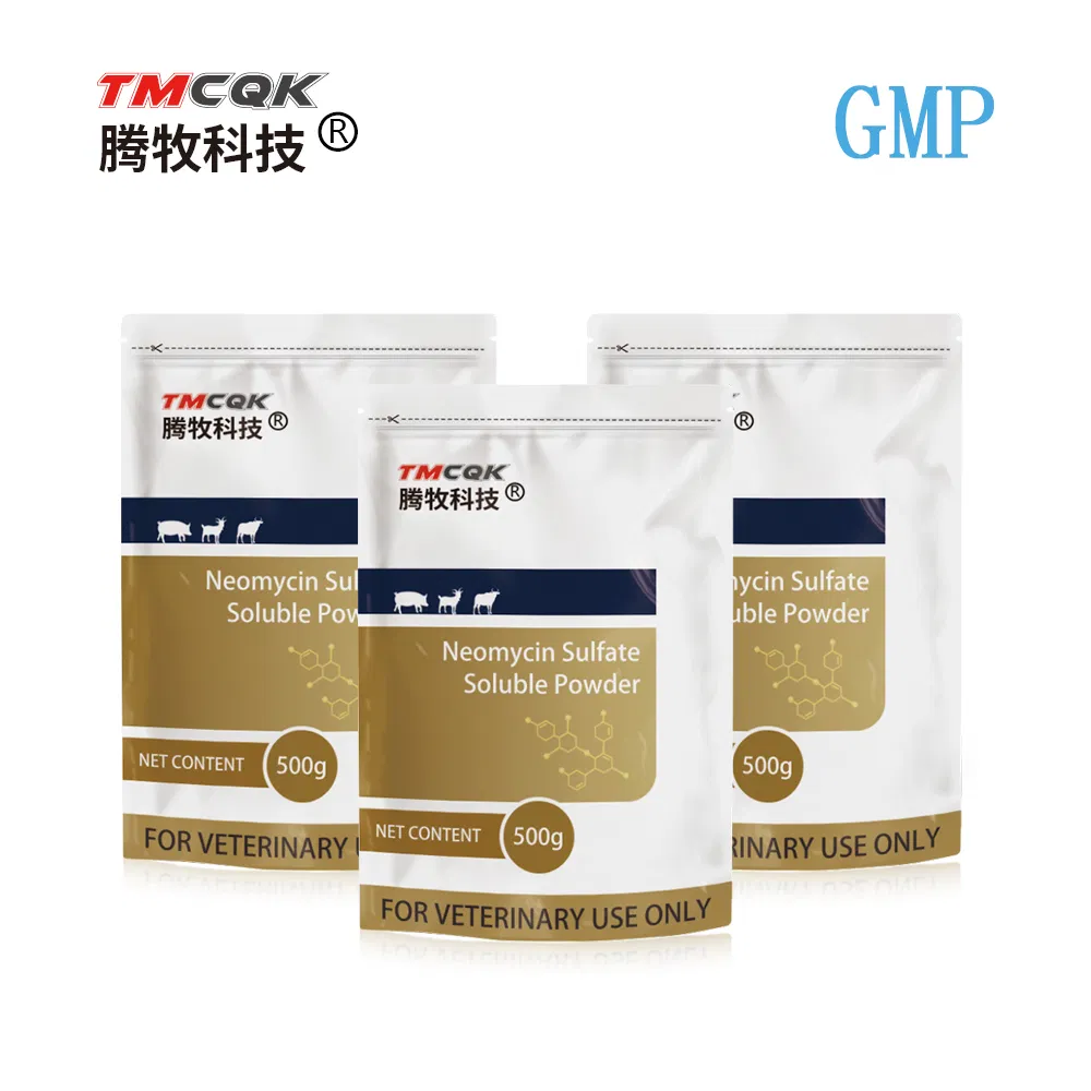 Manufacturer Direct Sales of Veterinary Drugs 32.5% Neomycin Sulfate Soluble Powder for The Treatment of Enteritis in Pigs, Cattle, Sheep, Horses, Cats and Dogs