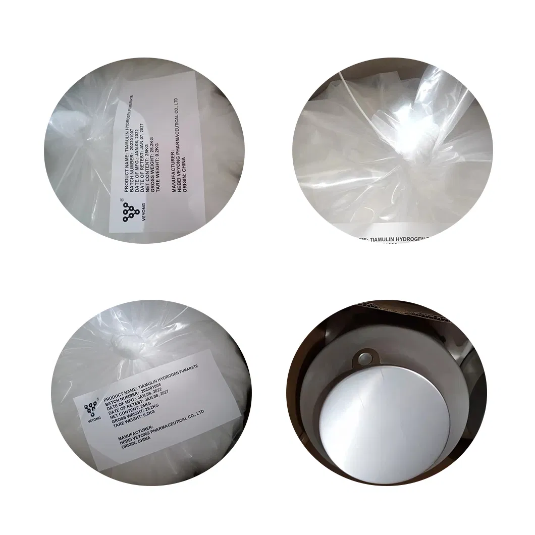 GMP Pharmaceutical Factory Supply Veterinary Medicine Chemical Tiamulin Fumarate 80% for Pig