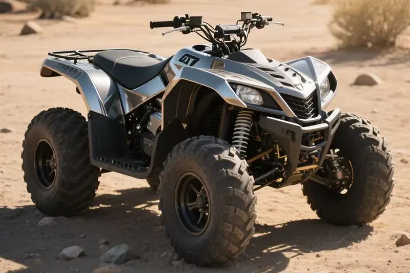 Heavy-duty ATV parts including suspension systems, drive train components and body armor