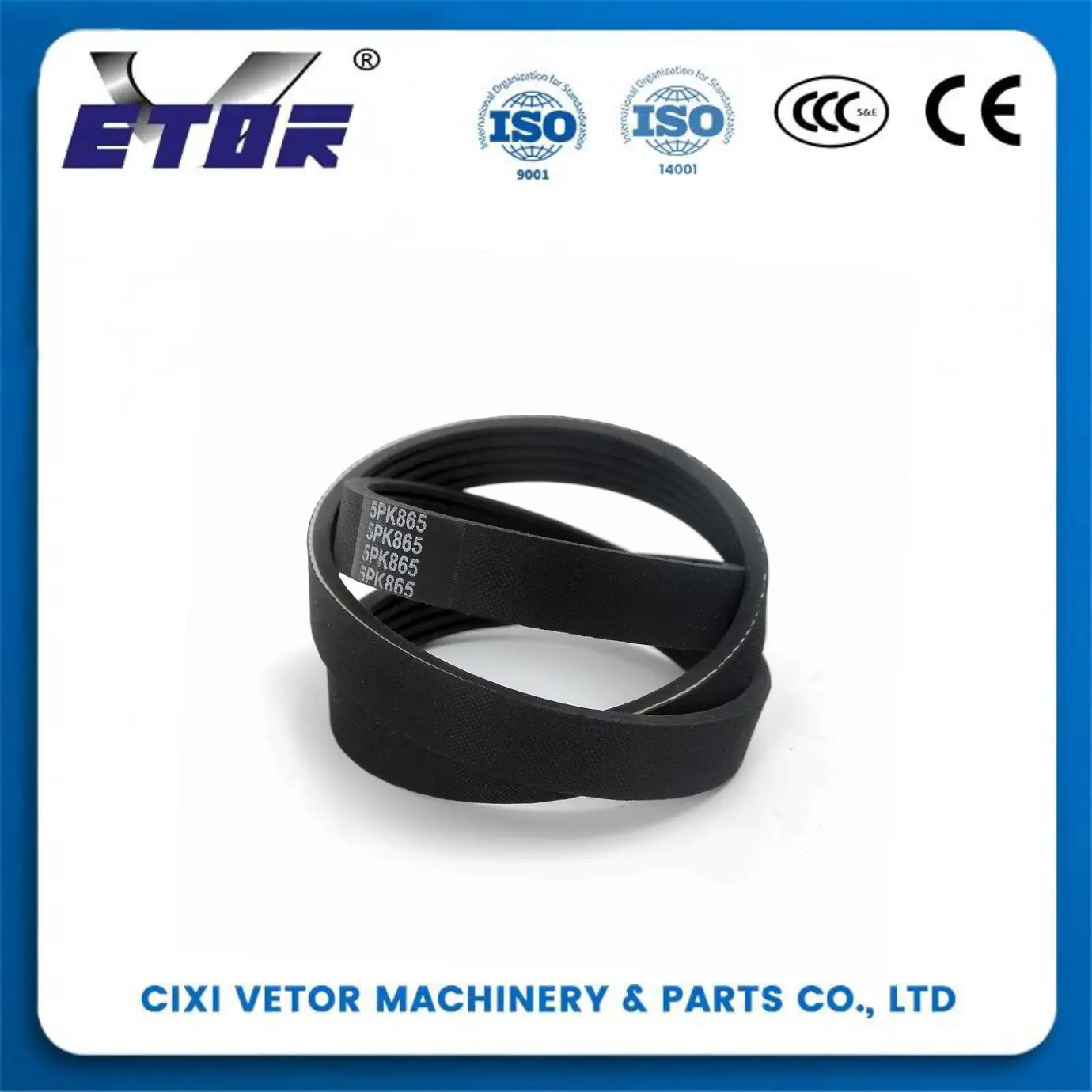 Wholesale 5PK865 Multi-Ribbed V-Belt for Automotive & Industrial Applications Supplier, Exporter