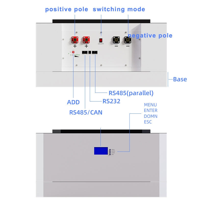 Kit de Bateria de Inversor de Painel Solar Armazenamento de Energia Baterias de Lítio 15kwh 30kwh 410ah 600ah 628ah LiFePO4 Configuração de Banco UPS