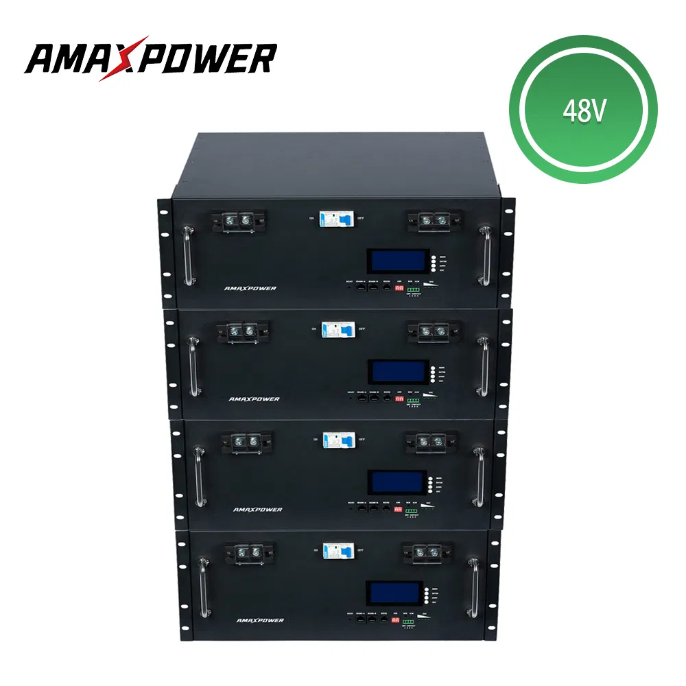 Fornecimento Direto de Fábrica de Bateria de Armazenamento Solar de Baixa Tensão Montada em Rack 6000+ Ciclos Soluções da Empresa para Pacote de Energia RV/Marinha LiFePO4 para Uso Doméstico