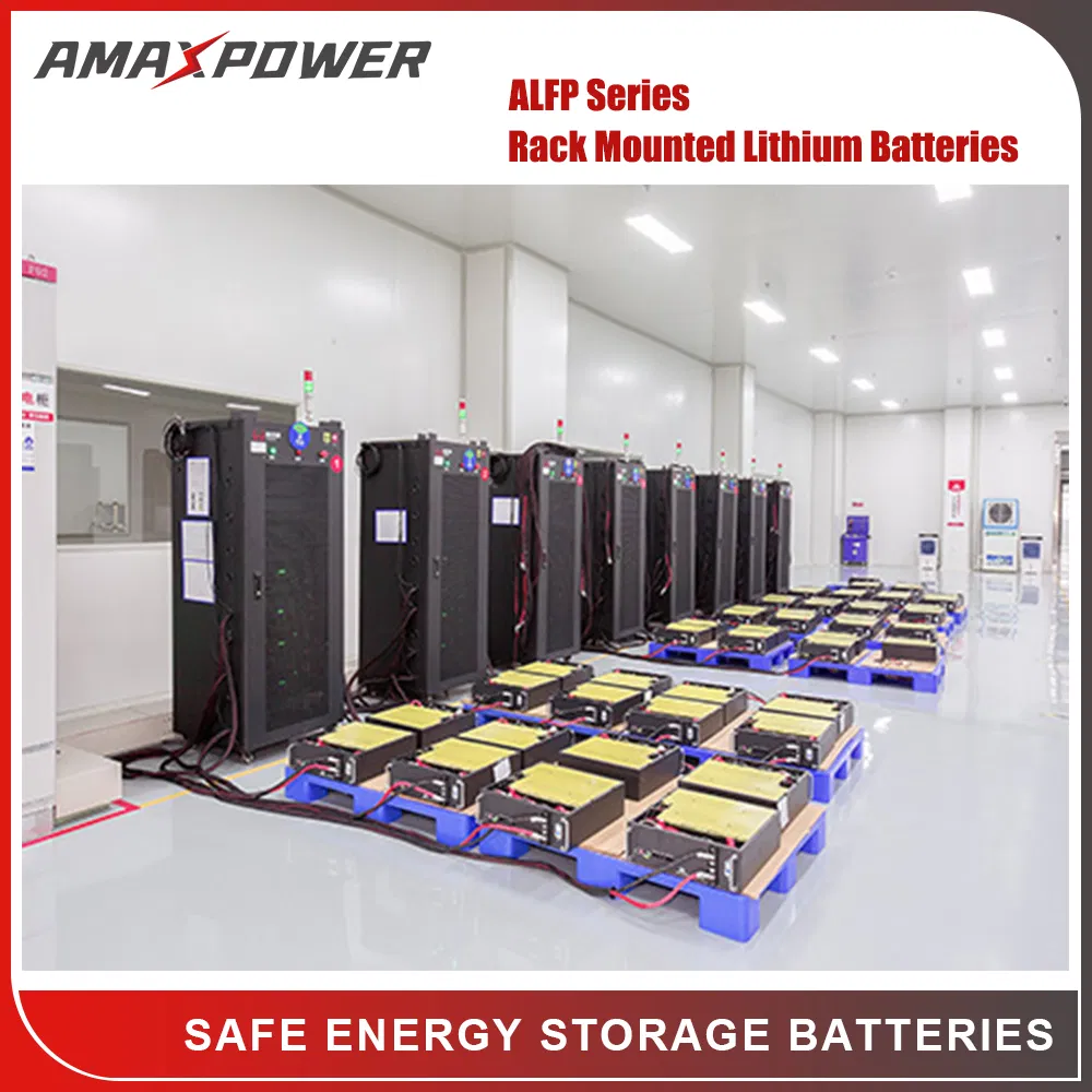 Fornecimento Direto de Fábrica de Bateria de Armazenamento Solar de Baixa Tensão Montada em Rack 6000+ Ciclos Soluções da Empresa para Pacote de Energia RV/Marinha LiFePO4 para Uso Doméstico