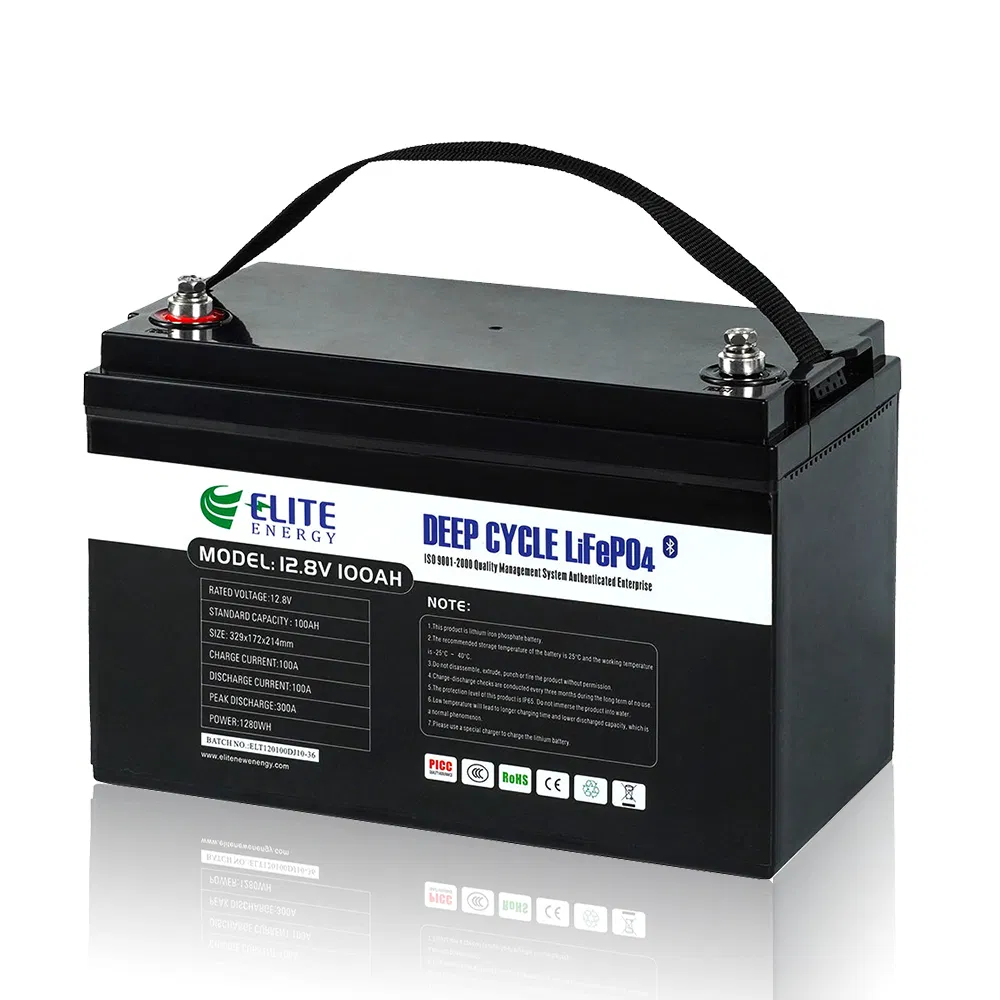 Bateria Pack de Armazenamento de Li-ion de Alta Densidade Elite LiFePO4 12V 100 200 300 400ah Bateria de Íon de Lítio para Uso Marinho