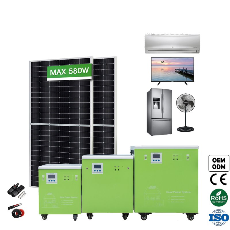 1K 1.5K 3K 6K LiFePO4 Sistema de Armazenamento de Energia Solar Residencial Montado no Chão com Bateria Tudo em Um Ess