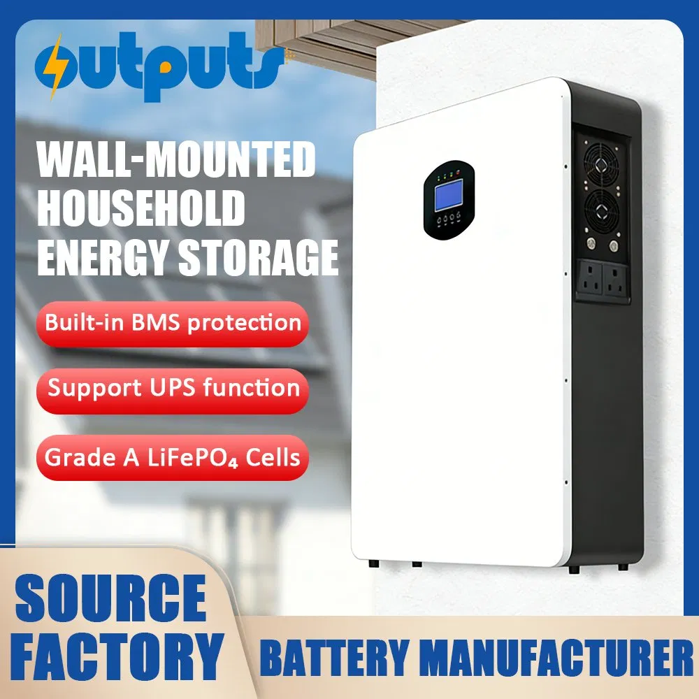 Sistema de Armazenamento de Energia Solar Compacto de Pequena Capacidade Tudo-em-Um para Backup Residencial