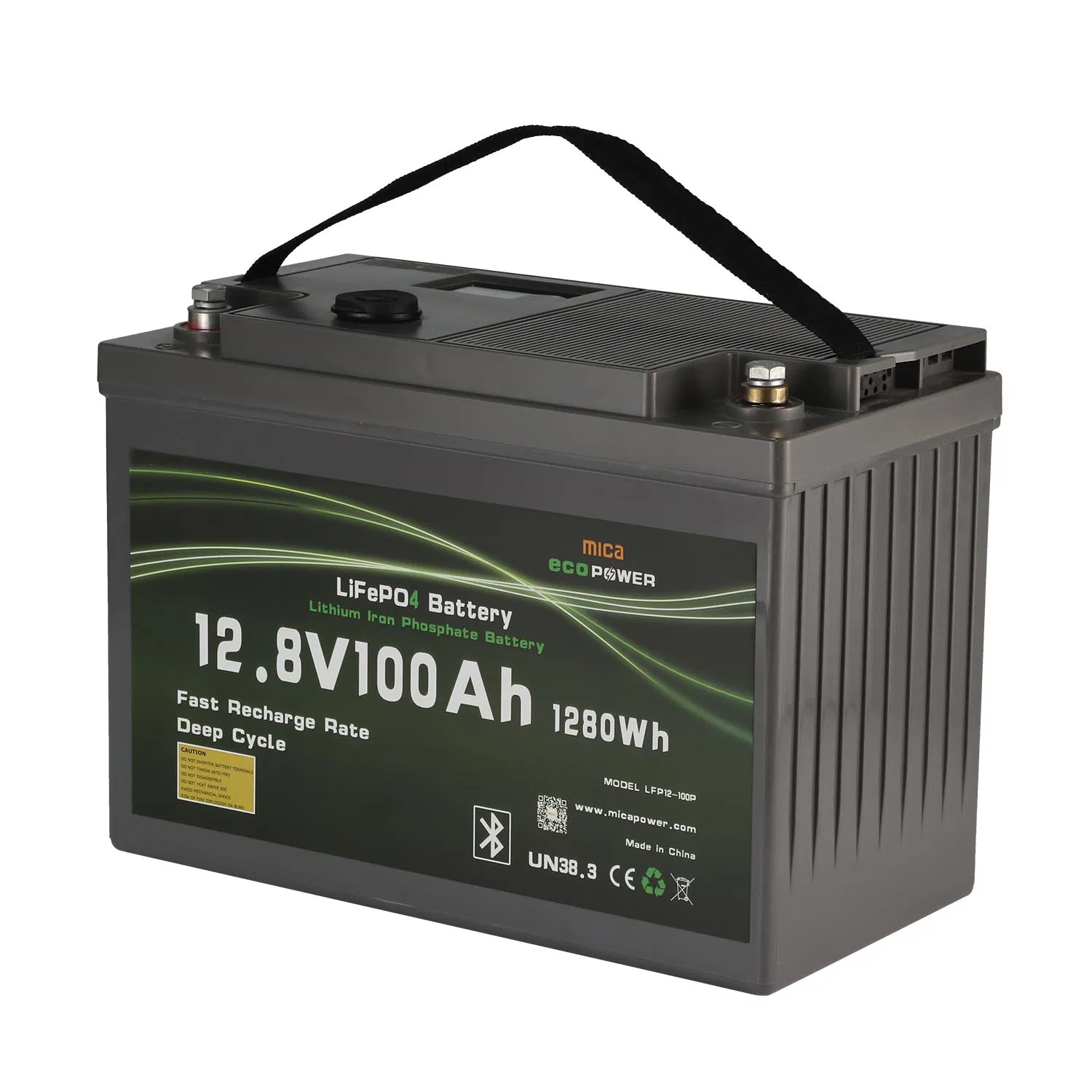 Certificado CE Dg 12V 100ah LiFePO4 Bateria 5~10kwh Consumo de Eletricidade Residencial de RV Fonte de Energia Bateria de Armazenamento de Energia