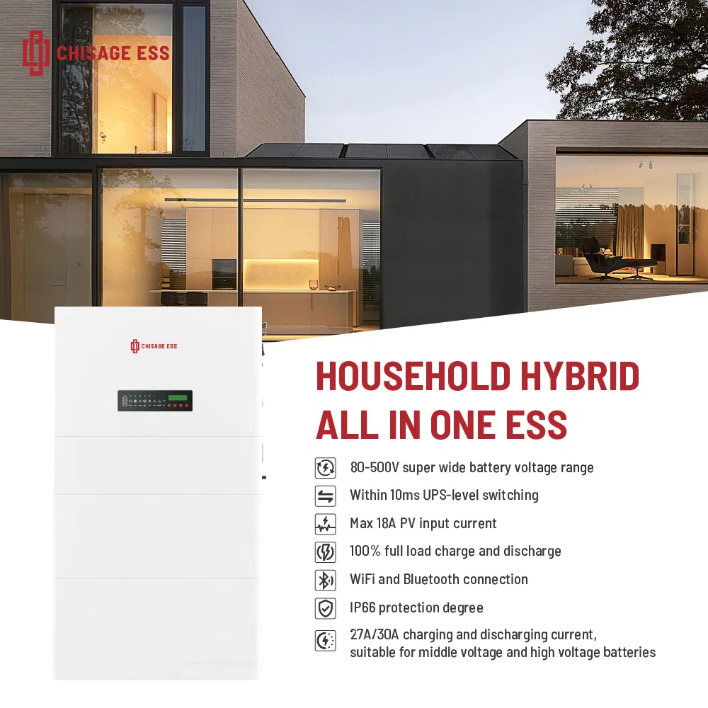 IP66 À prova d'água 4.6kw Inversor 4-20kwh Sistema de Bateria Solar Sistema de Armazenamento de Energia Residencial Tudo em Um Ess
