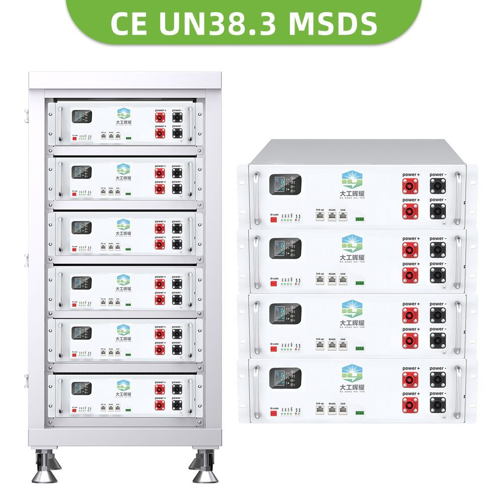 Bateria de Alta Capacidade 51.2V LiFePO4 para Armazenamento Eficiente de Energia em Casa