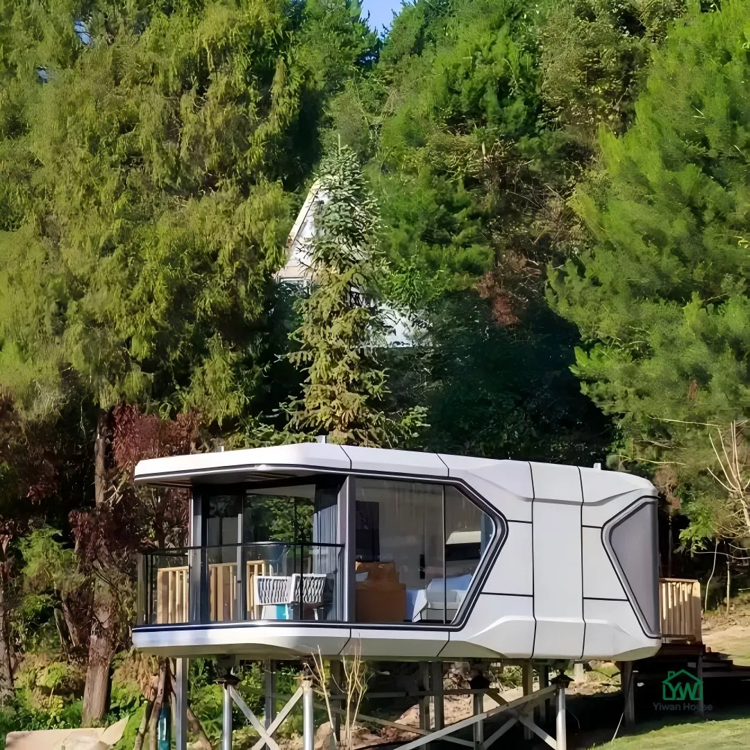 Móvel À Prova de Som À Prova d'Água À Prova de Fogo 5.8m 8.5m 11.5m Personalizado Prefabricado Moderno Casa Contêiner Espaço Pódio Cápsula