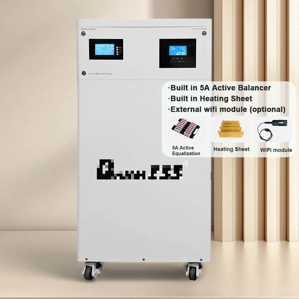 Kit de Bateria Inversora Armazenamento de Energia Baterias de Lítio 15kwh 30kwh 410ah 600ah 628ah LiFePO4 Configuração de Banco UPS