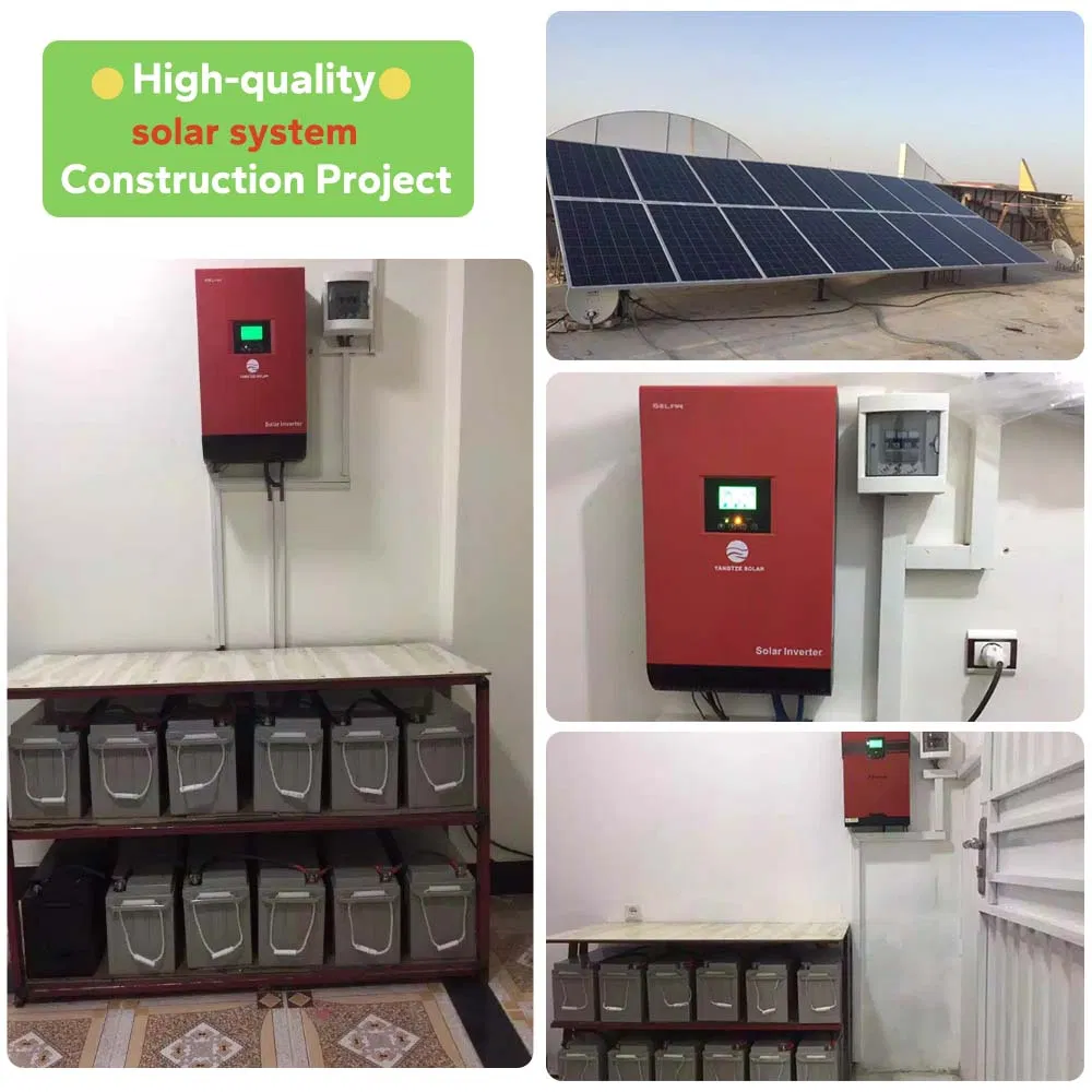 Sistema Solar Yangtze Working com Banco de Baterias 1MW 5MW