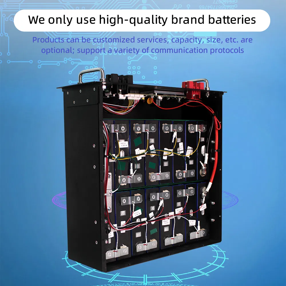 UL1973 Compatível 48V 100ah LiFePO4 Bateria Rack para Sistemas Solares, Bicicletas Elétricas e Uso Marinho de Ciclo Profundo